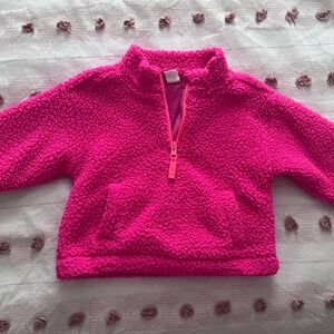 Hot pink baby gap Sherpa jacket